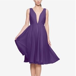 Fame & Partners Petti-Length Dress with Back Chain